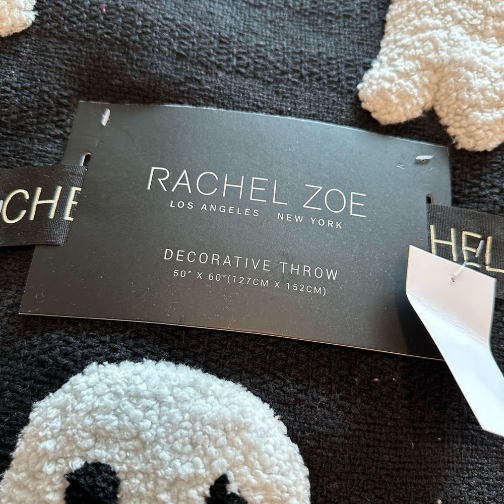 NEW Rachel Zoe Halloween 2023 Ghost Throw 👻 - Picture 2 of 5